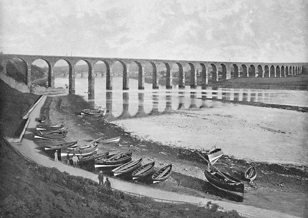 The Bridges, Berwick-Upon-Tweed, 1896 alkotó: Poulton and Co
