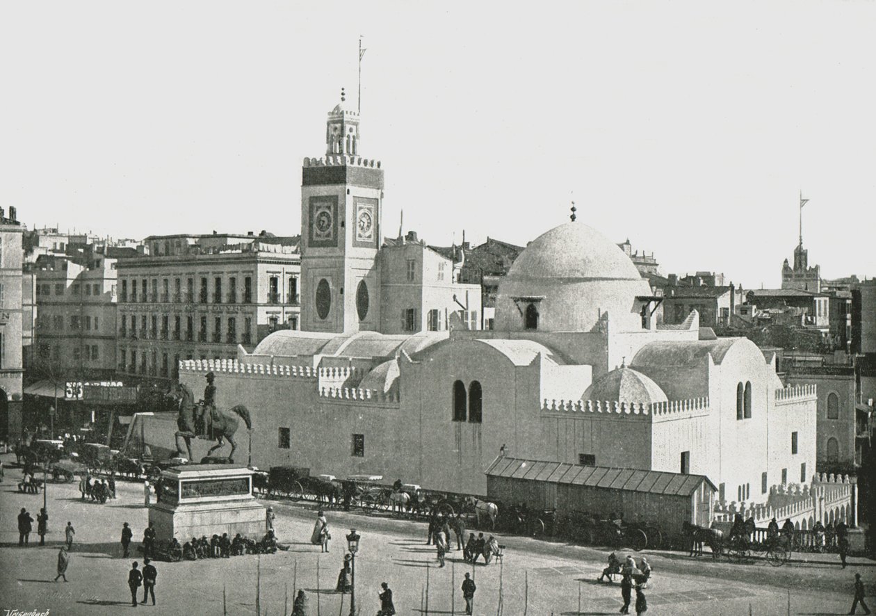 A Djamaa al-Djedid, Algír, Algéria, 1895. alkotó: Poulton and Co