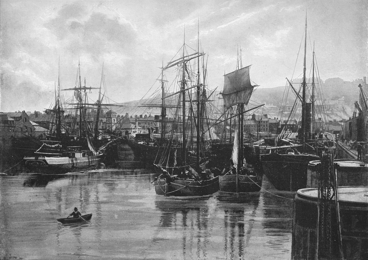 The Docks, Whitehaven, 1896 alkotó: Poulton and Co