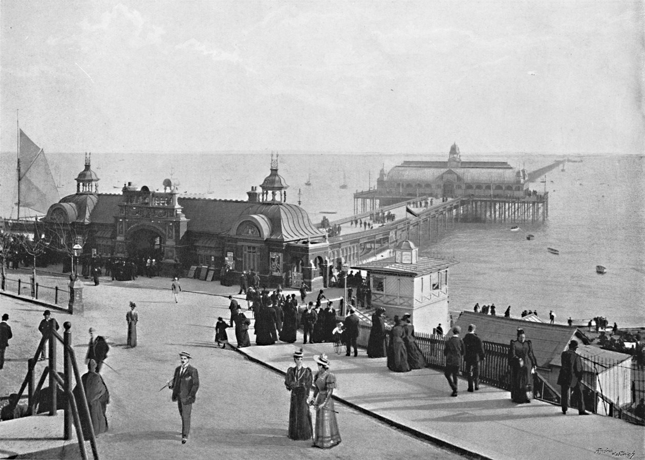 The Pier, Southend-on-Sea, 1896 alkotó: Poulton and Co