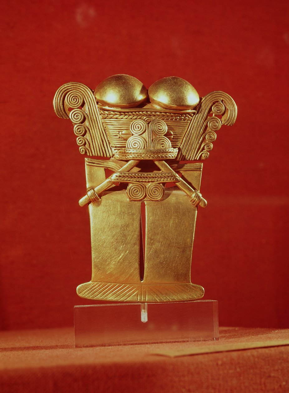 Antropomorf mellizom, „Darien” stílusú (arany) (lásd még: 351832) alkotó: Pre Columbian