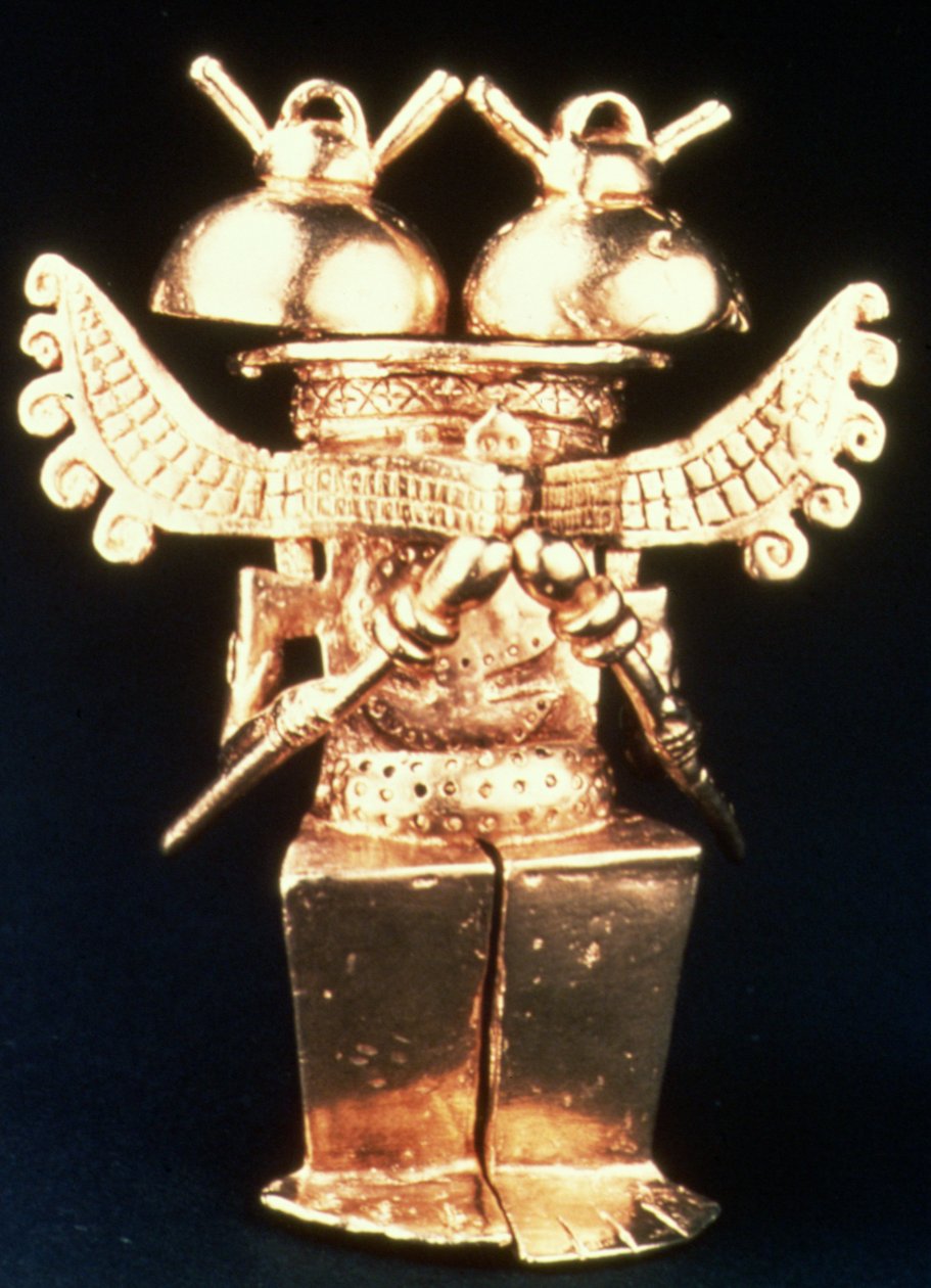 Darien Pectoral (öntött arany) alkotó: Pre Columbian