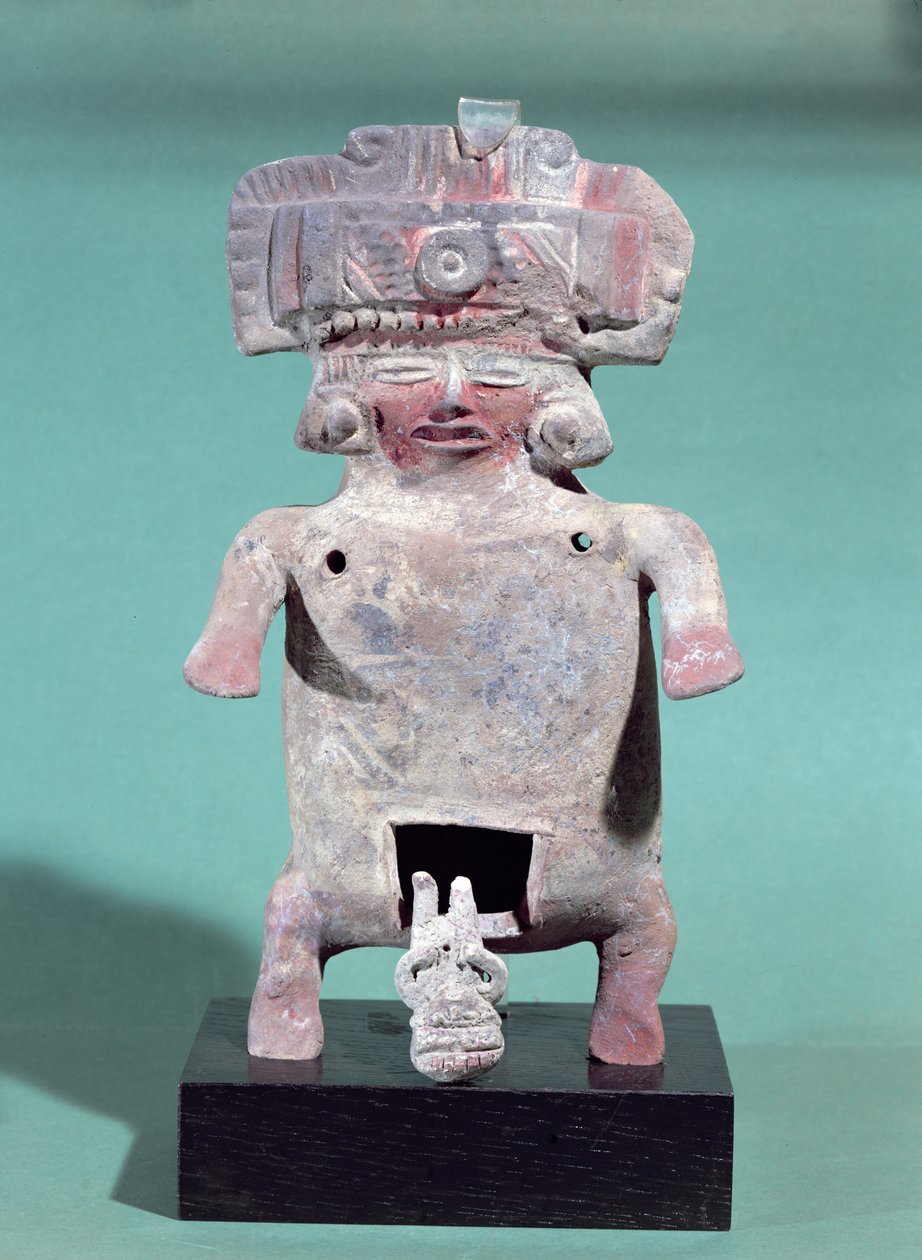 Szülő nő szobra (terrakotta) (lásd még: 349763) alkotó: Pre Columbian