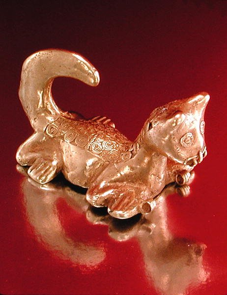 Sinu Jaguár medál (arany) alkotó: Pre Columbian Pre Columbian