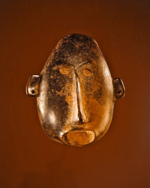 Maszk, Colima kultúra (kerámia) alkotó: Pre Columbian Pre Columbian