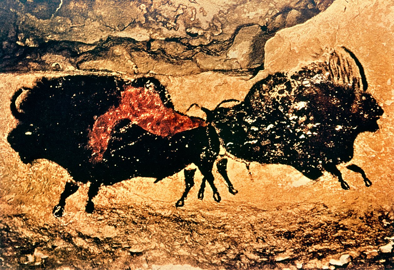 Sziklafestmény bölényről, i.e. 17000 körül (barlangfestmény) alkotó: Prehistoric