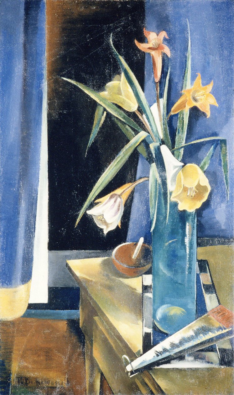 Virágváza, 1926 körül alkotó: William Preston Dickinson