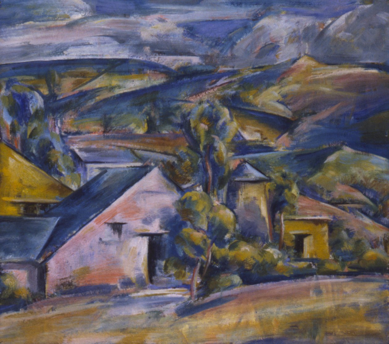 The Hills, kb. 1919. alkotó: Preston Dickinson