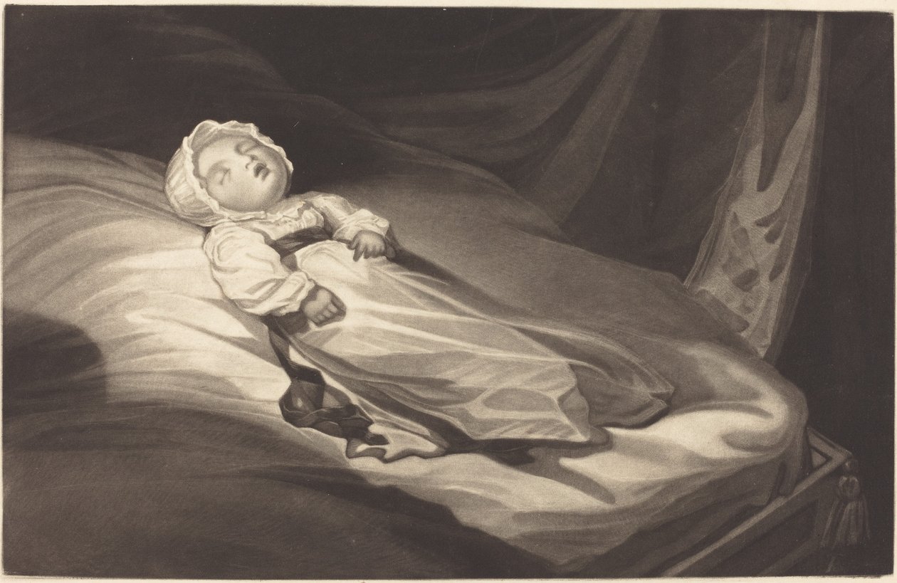 Alvó csecsemő alkotó: Probably British 19th Century