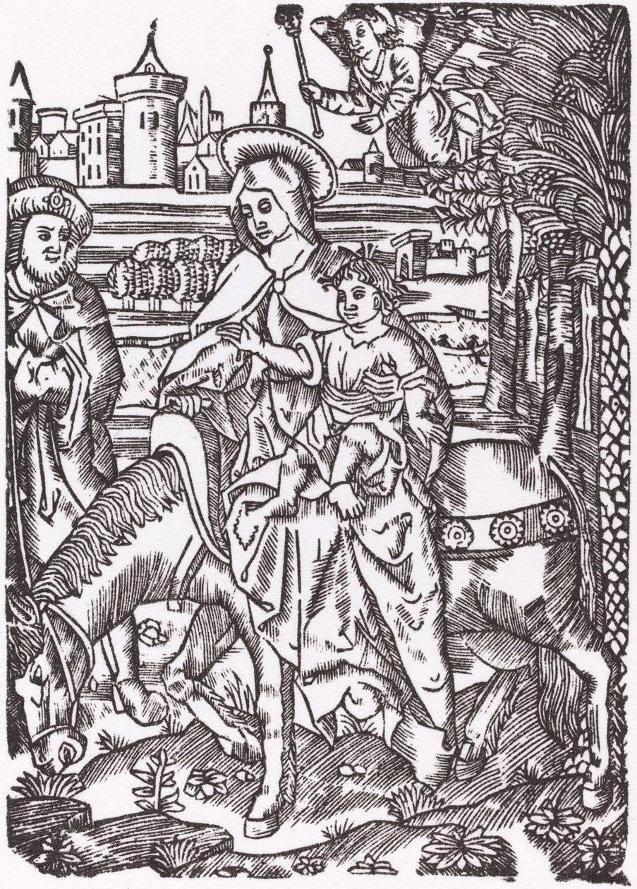 Repülés Egyiptomba alkotó: Probably French 16th Century