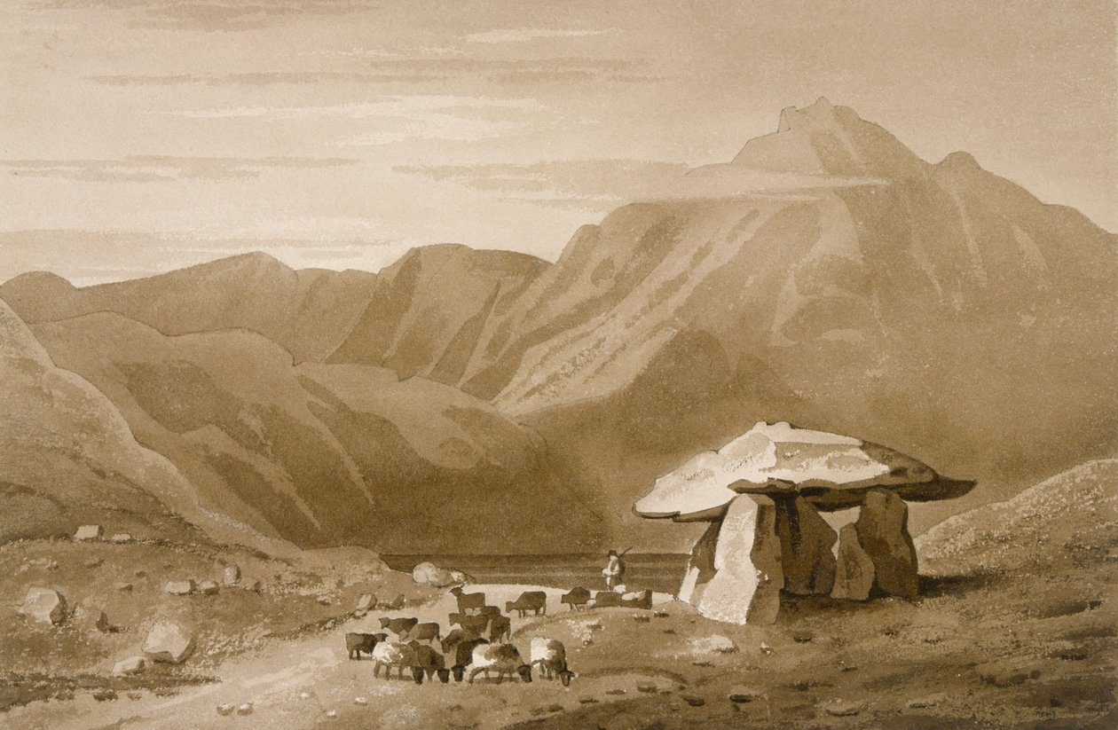Cromlech Gwernvale-ben alkotó: Pryce Carter Edwards