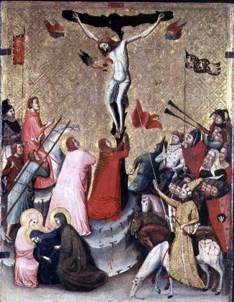 Keresztre feszítés (panel) alkotó: Pseudo Jacopino di Francesco