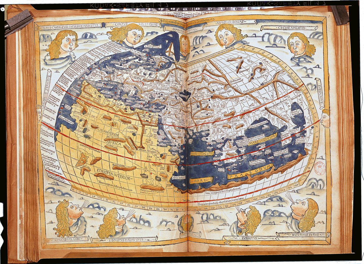 Világtérkép, 1486 alkotó: Ptolemy