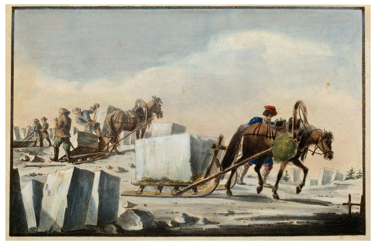 Jéghasadás, 1825 alkotó: Pyotr Alexandrov
