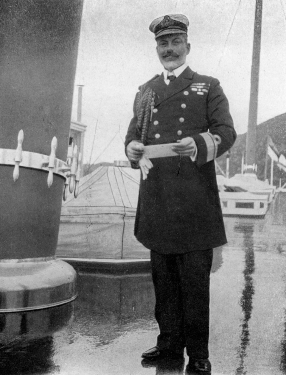 Sir Archibald Milne kommodor 1855-1938, 1908. alkotó: Queen Alexandra