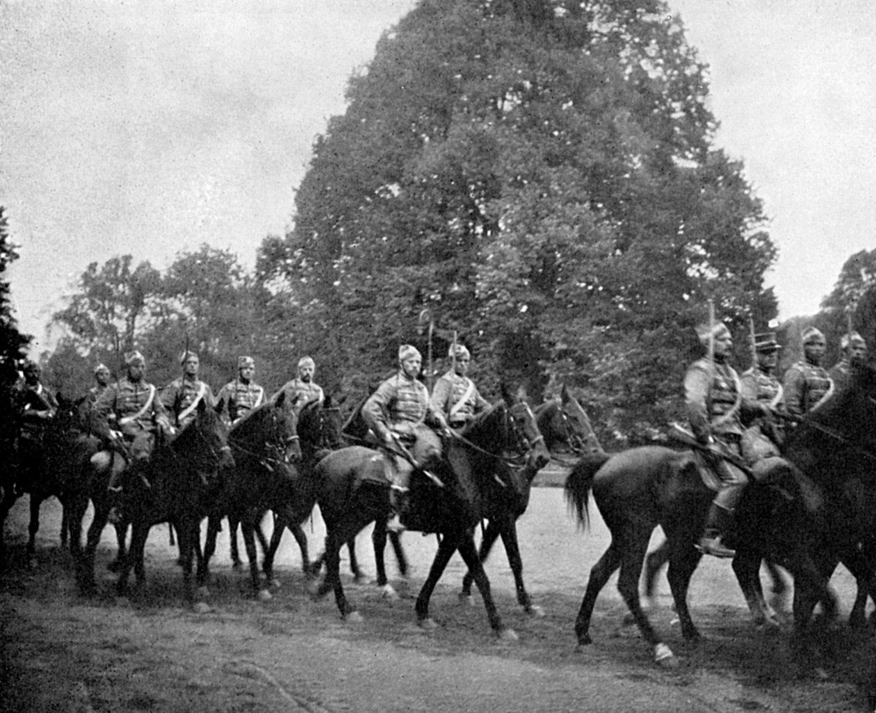Dán huszárok Bernsdorffnál, 1908 alkotó: Queen Alexandra