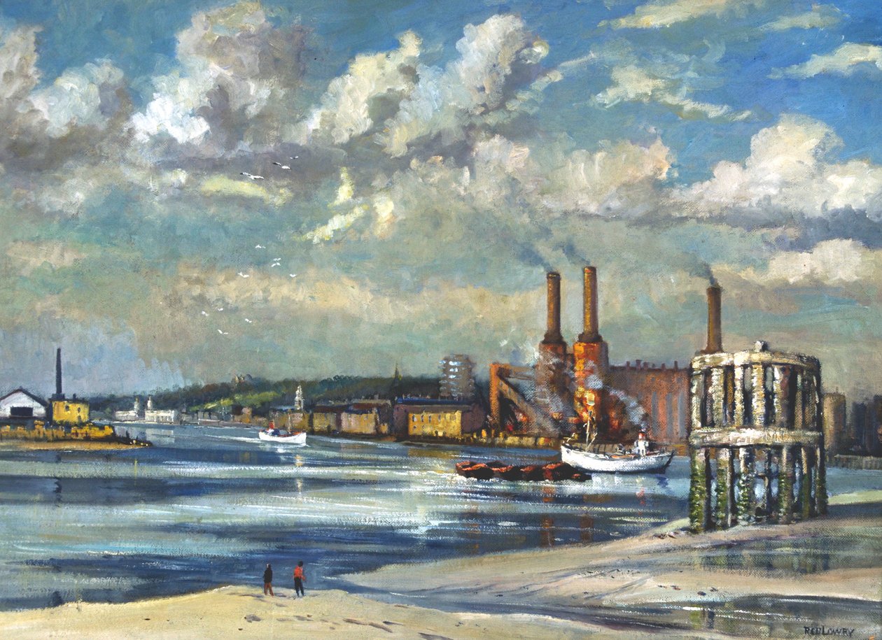 „Apály, Deptford”, 1972 alkotó: RCD Lowry
