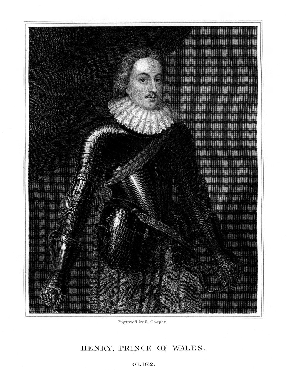 Henry Frederick Stuart, walesi herceg, 1825. alkotó: R. Cooper