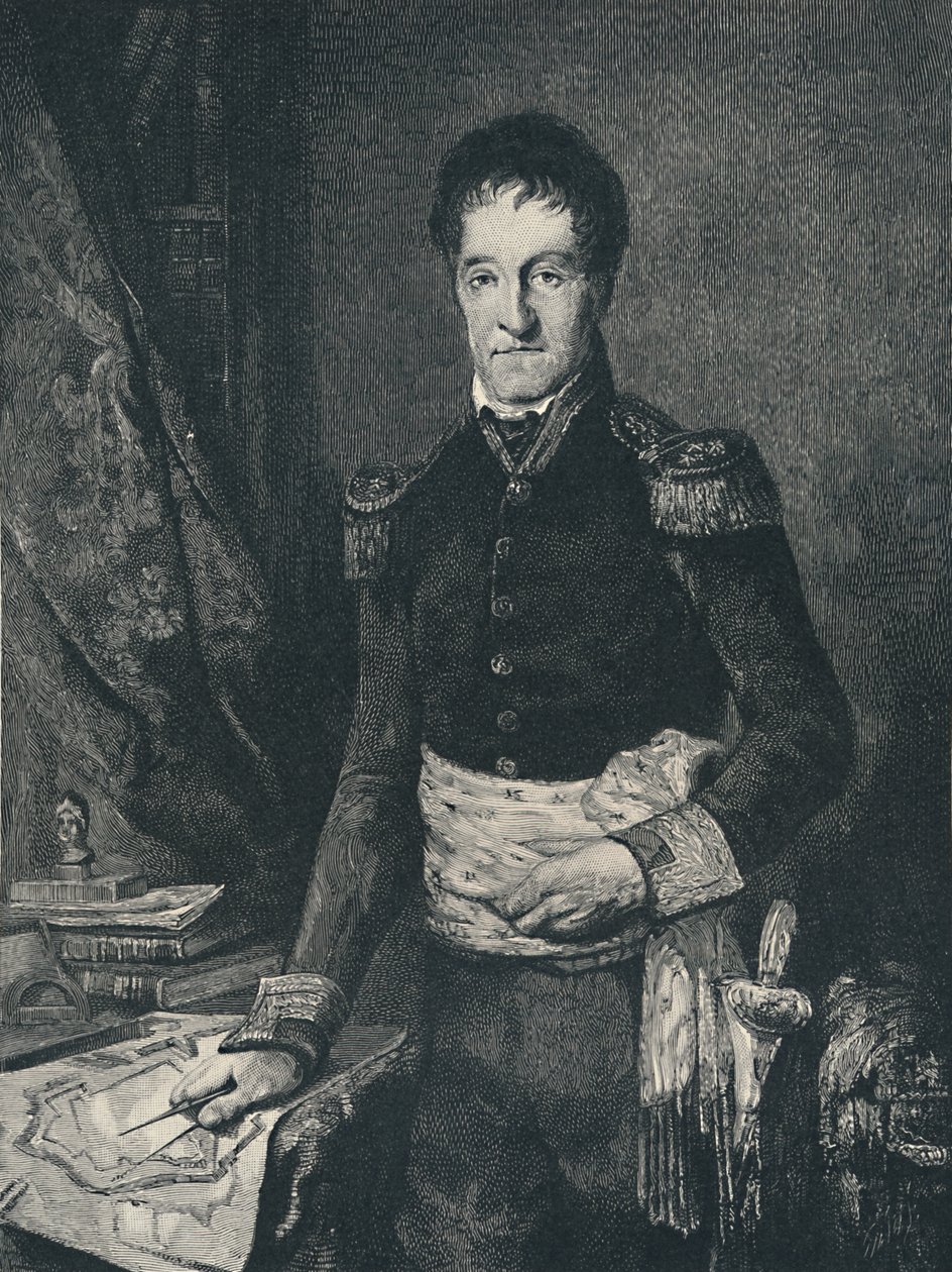 Lazare-Nicolas-Marguerite Carnot, 1800-1823, 1896 alkotó: R. G. Tietze