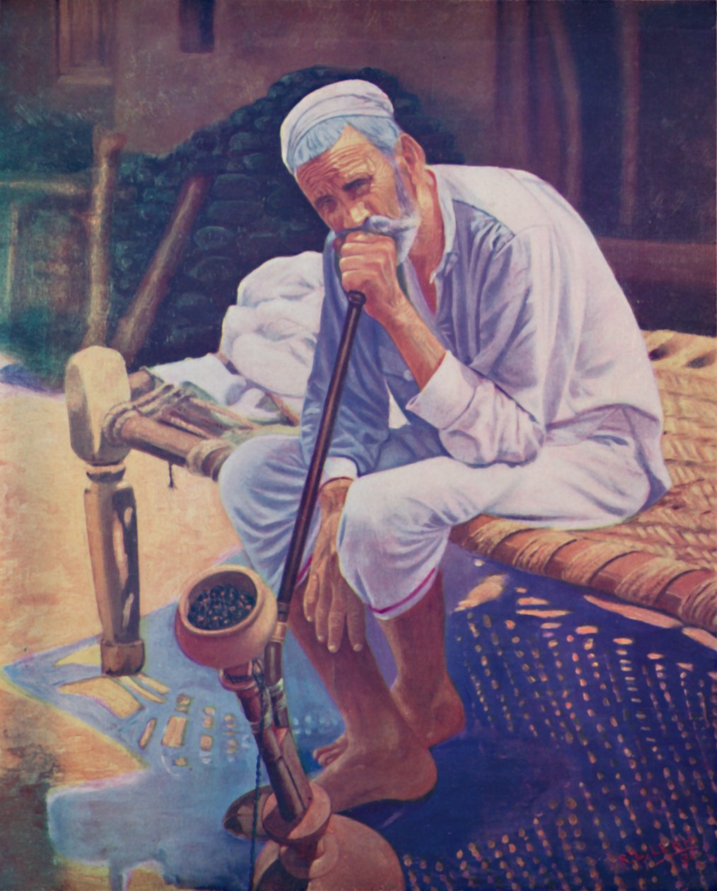 A nap végén, 1936. alkotó: R. L. Lekhi