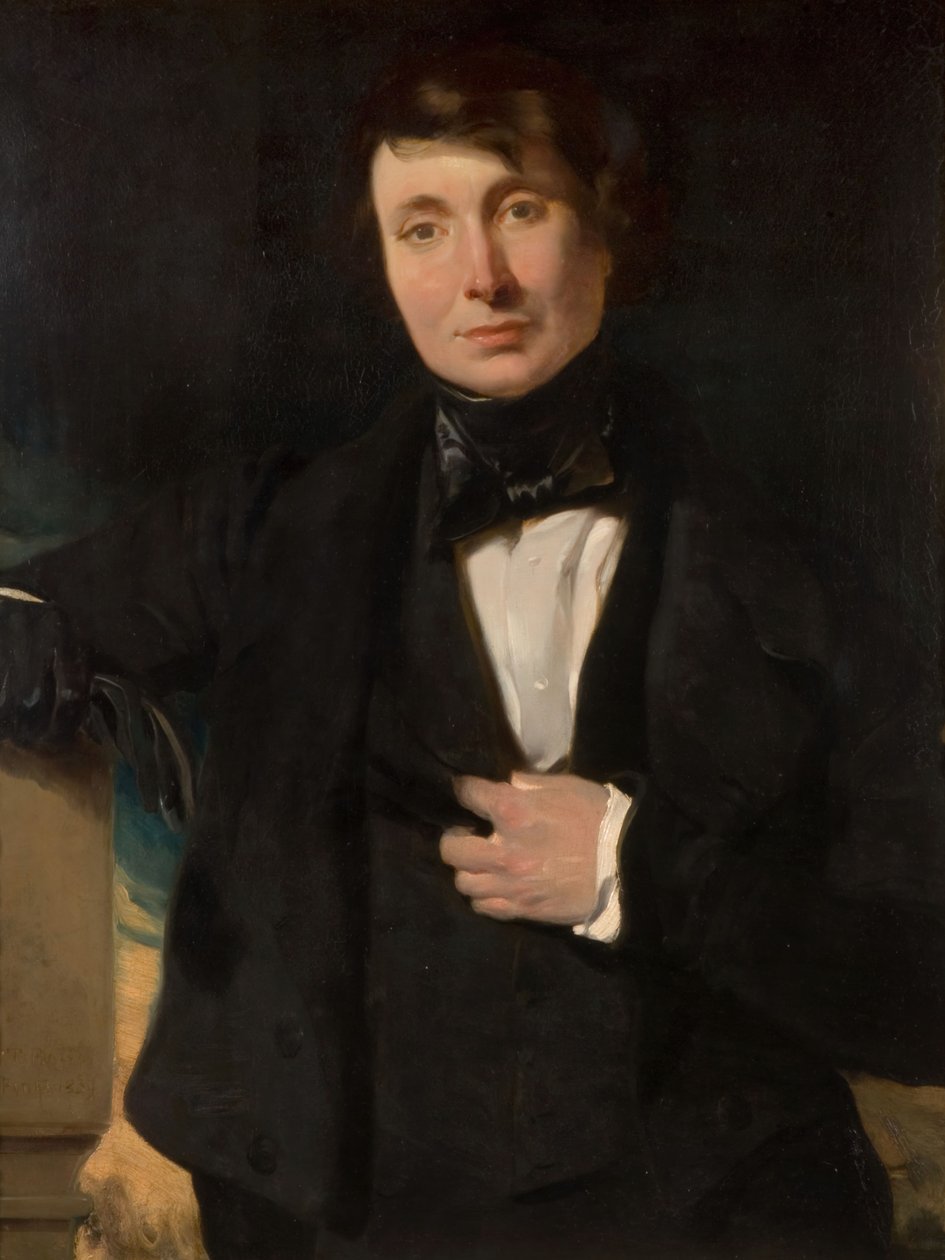 Egy férfi portréja, 1839. alkotó: R. T. Bott