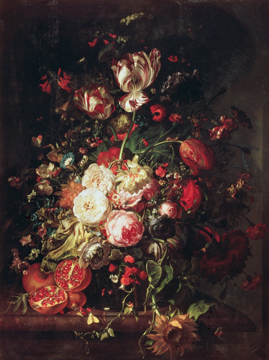 Virágok és Gyümölcsök alkotó: Rachel Ruysch