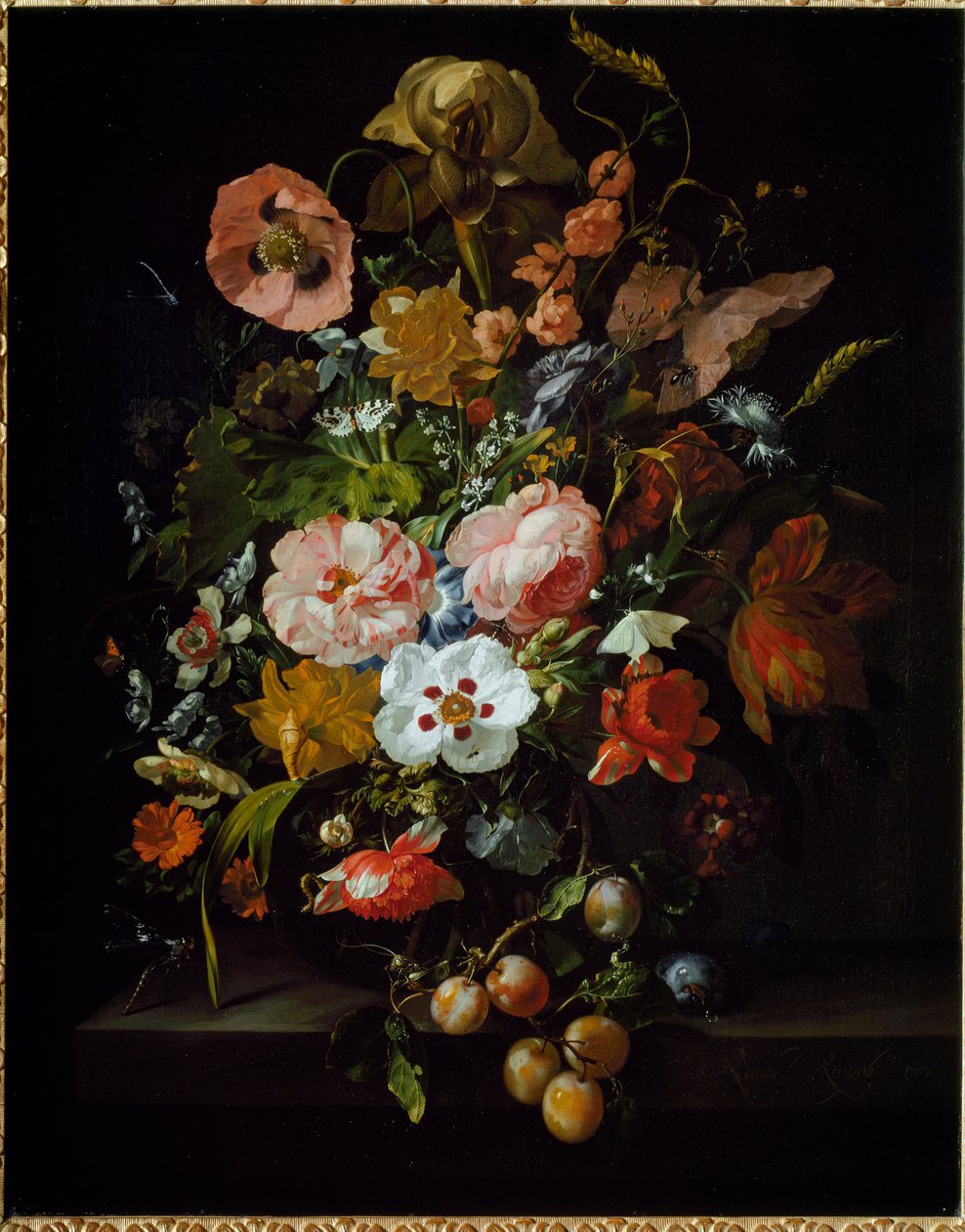 Csendélet (olaj, vászon alkotó: Rachel Ruysch