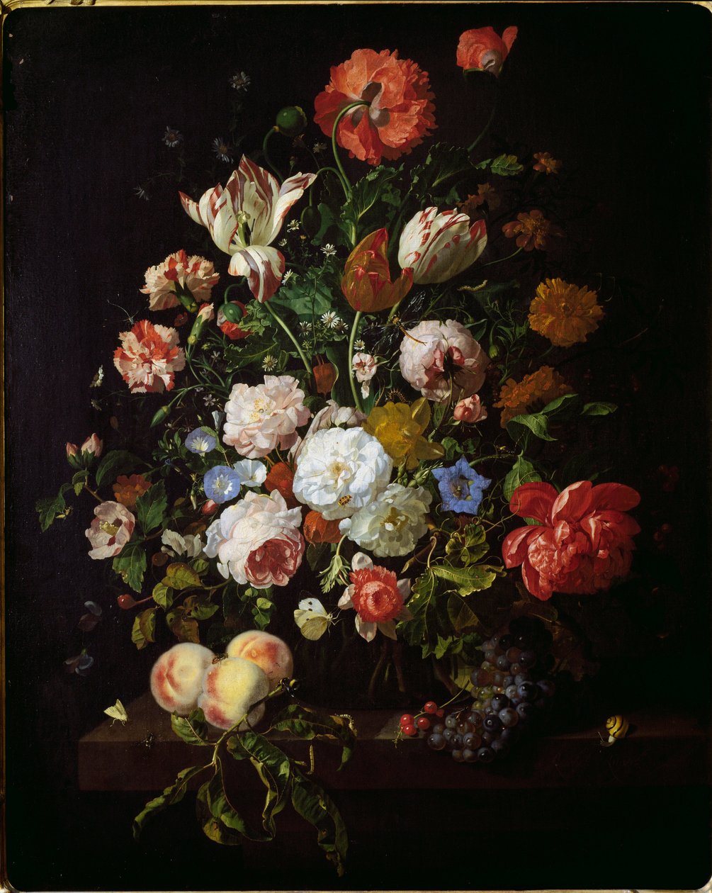 Csendélet (olaj, vászon alkotó: Rachel Ruysch