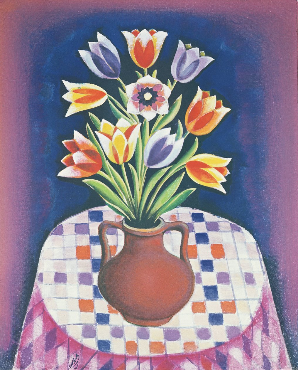 Csendélet virágokkal, 1967 alkotó: Radi Nedelchev