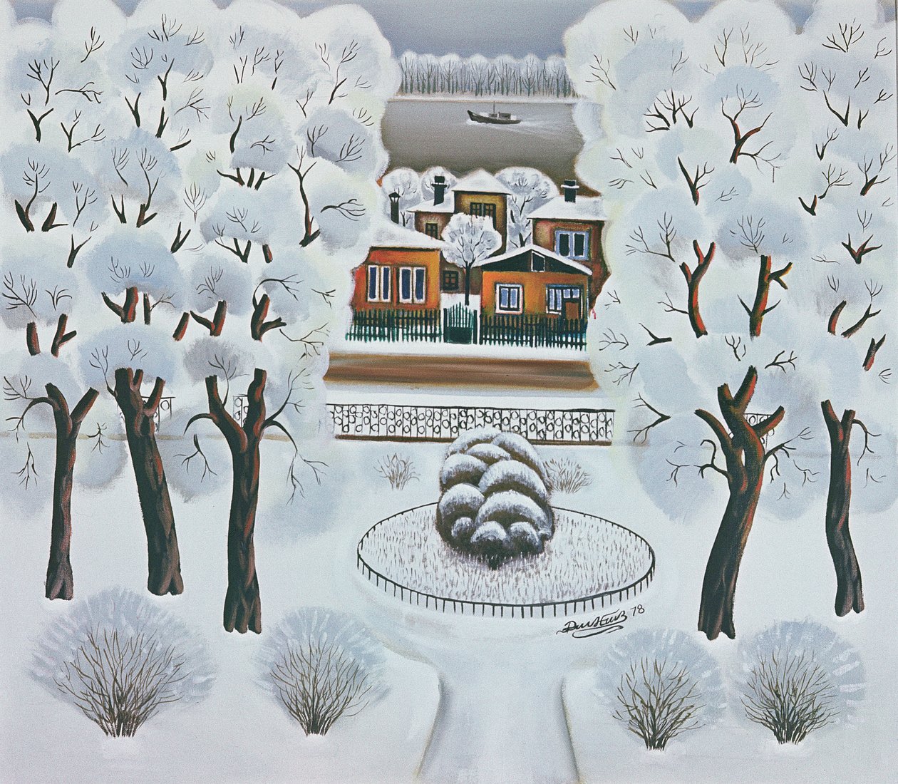 Téli nap, 1978 alkotó: Radi Nedelchev