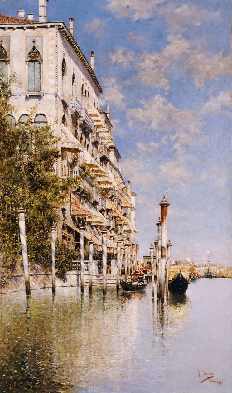 A Grand Canal mentén alkotó: Rafael Senet