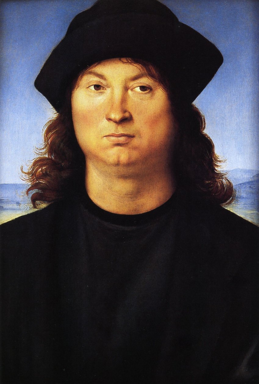 Egy férfi portréja alkotó: Raffaello Sanzio Raphael