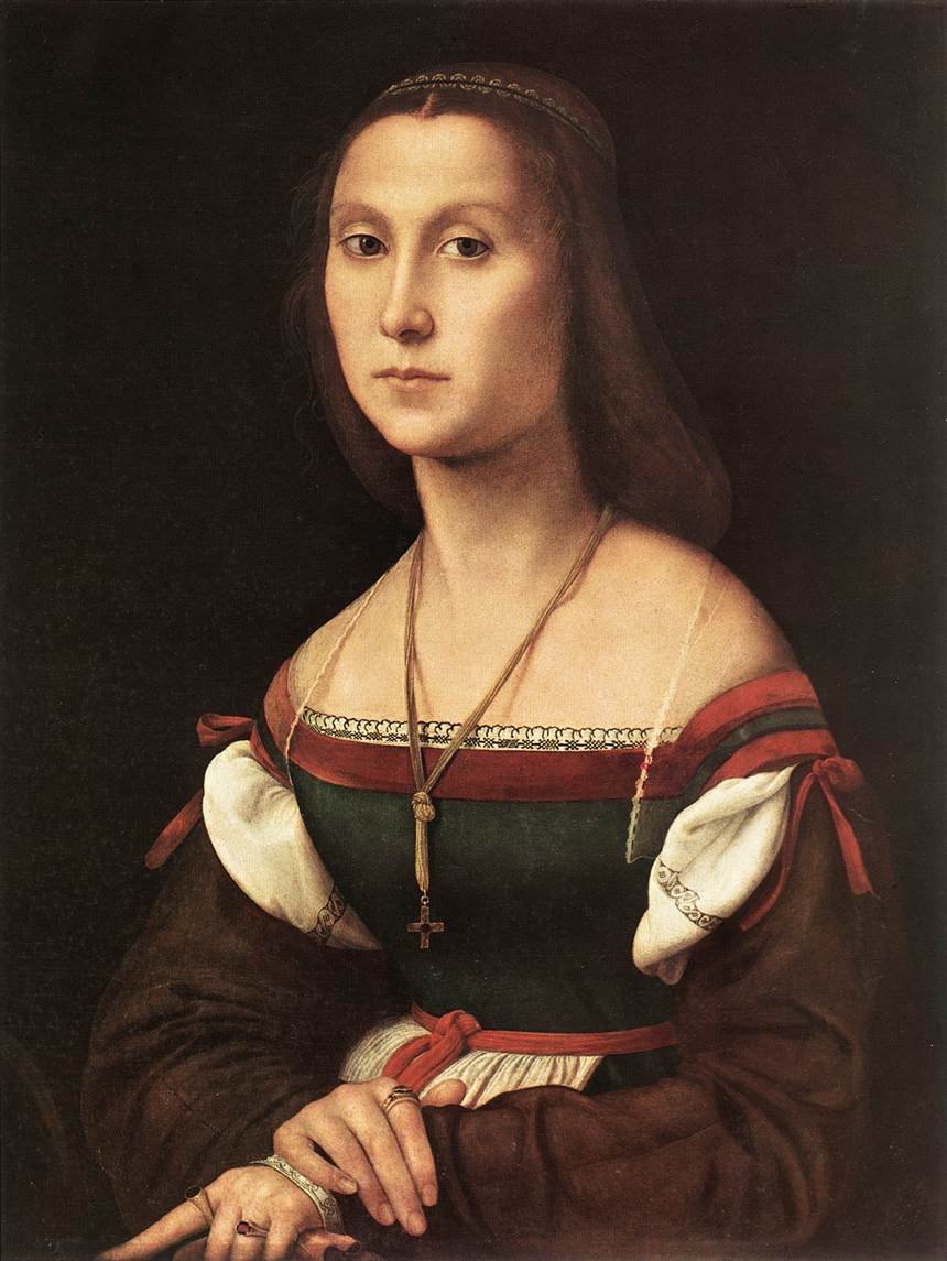 Egy nő portréja alkotó: Raffaello Sanzio Raphael