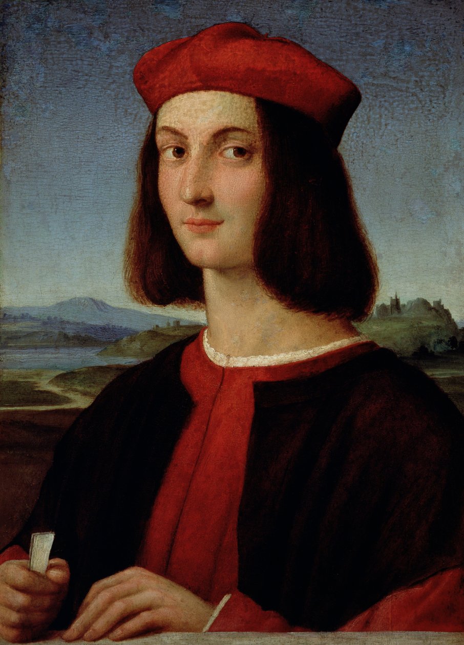 Az ifjú Pietro Bembo portréja, 1504-6 alkotó: Raffaello Sanzio Raphael