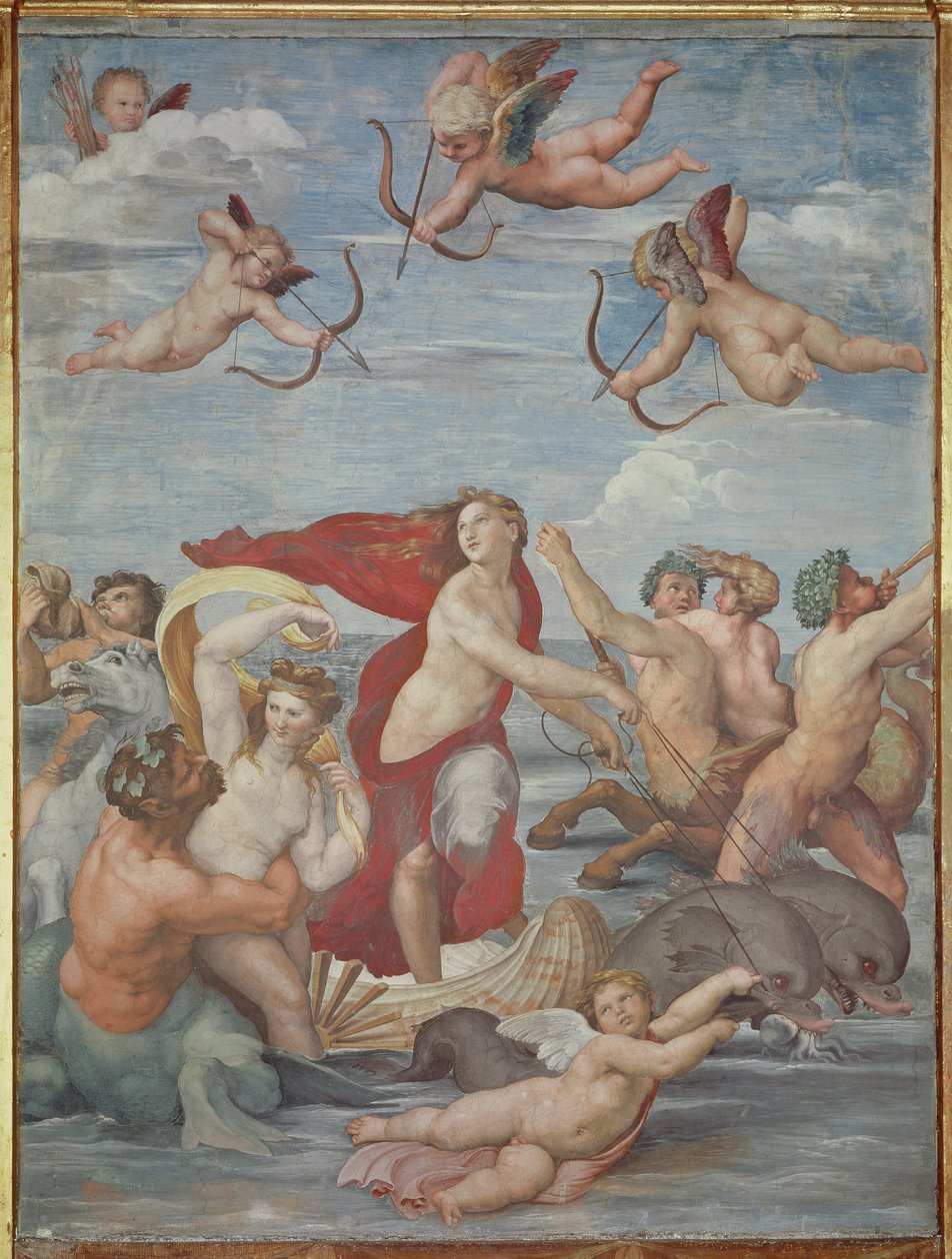 Galatea diadala, 1512-14 alkotó: Raffaello Sanzio Raphael