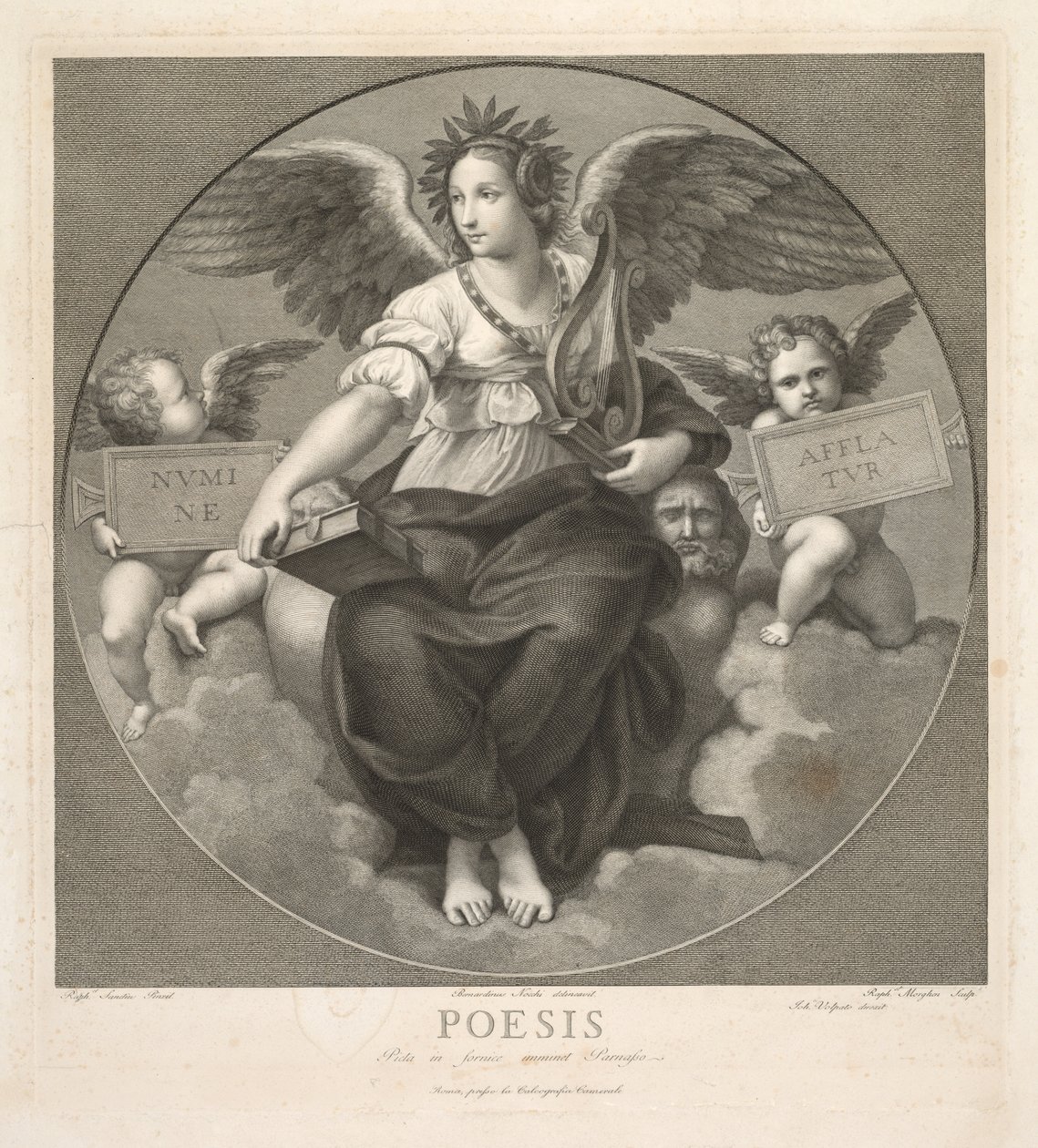 Költészet. alkotó: Raffaello Morghen