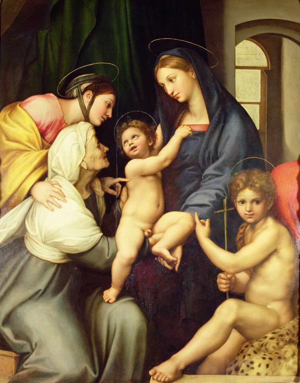 A Szent Család alkotó: Raffaello Sanzio Raphael