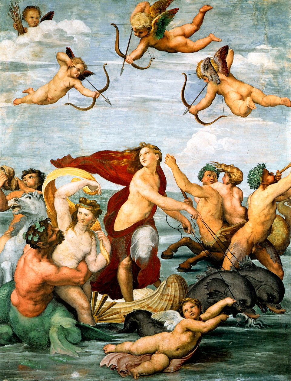 Galatea diadala, c. 1512 alkotó: Raffaello Sanzio Raphael