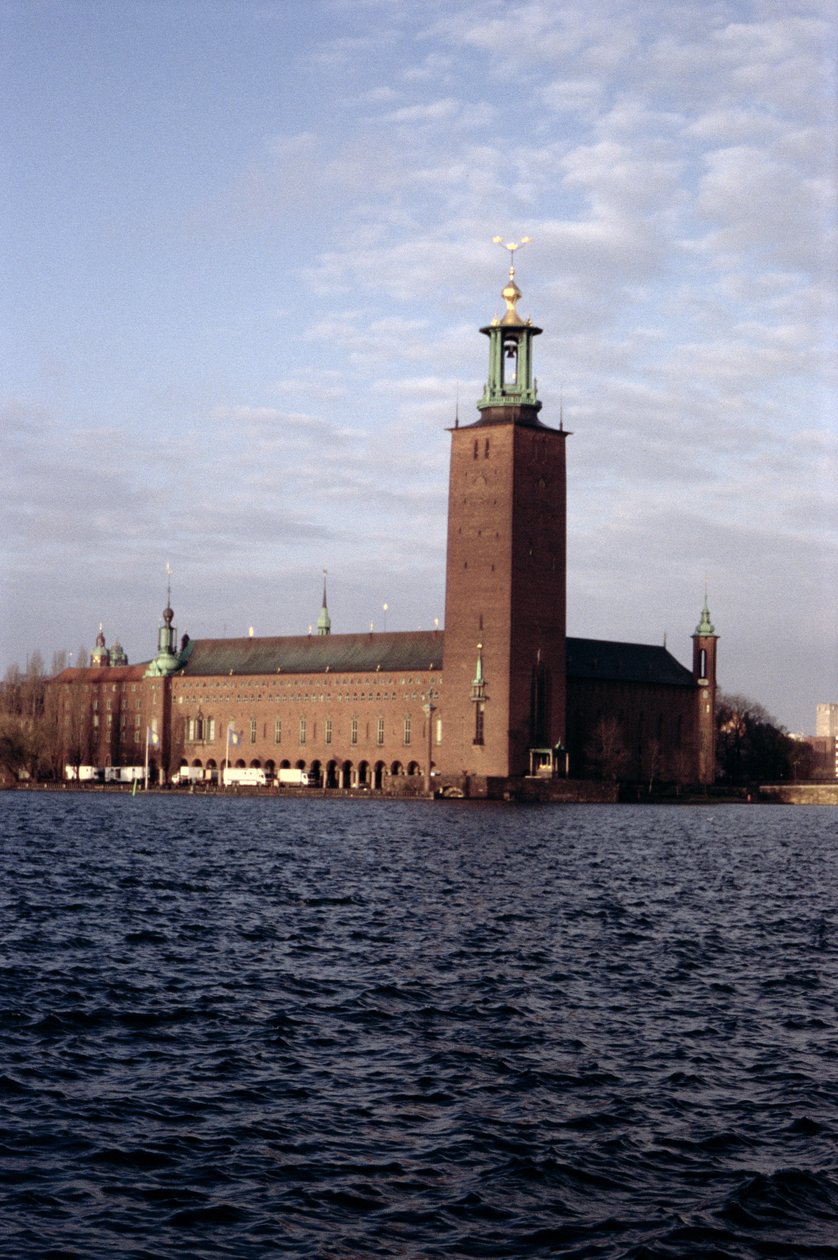 Stadshuset, azaz Városháza, épült 1911-23-ban alkotó: Ragnar Ostberg