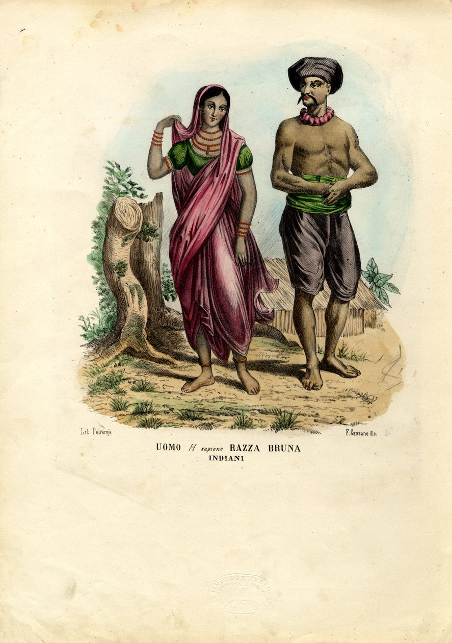 Indiai nép, 1863-79 alkotó: Raimundo Petraroja