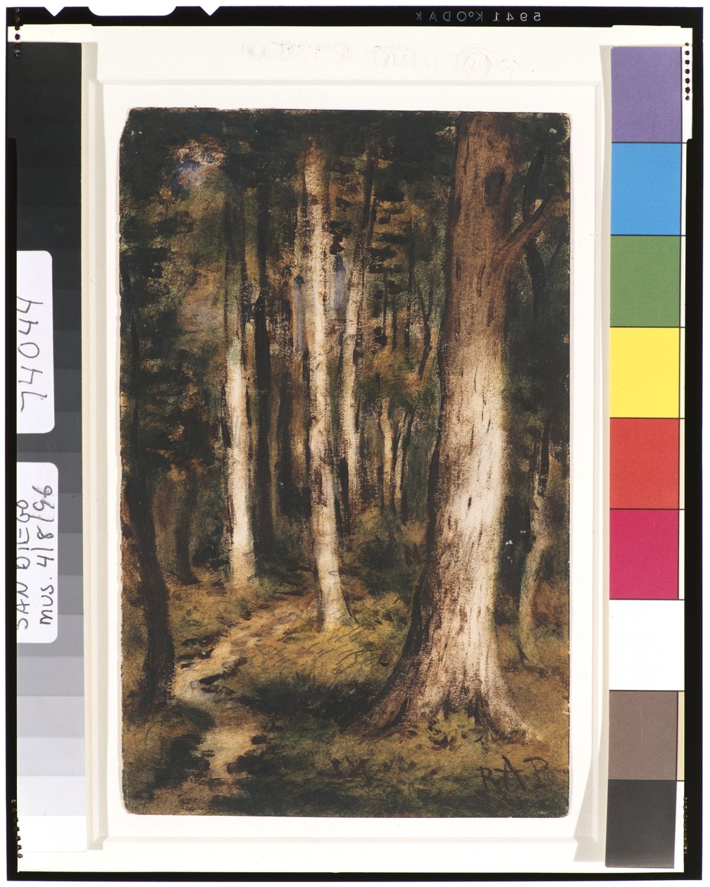 Erdei jelenet, 1901-15 alkotó: Ralph Albert Blakelock