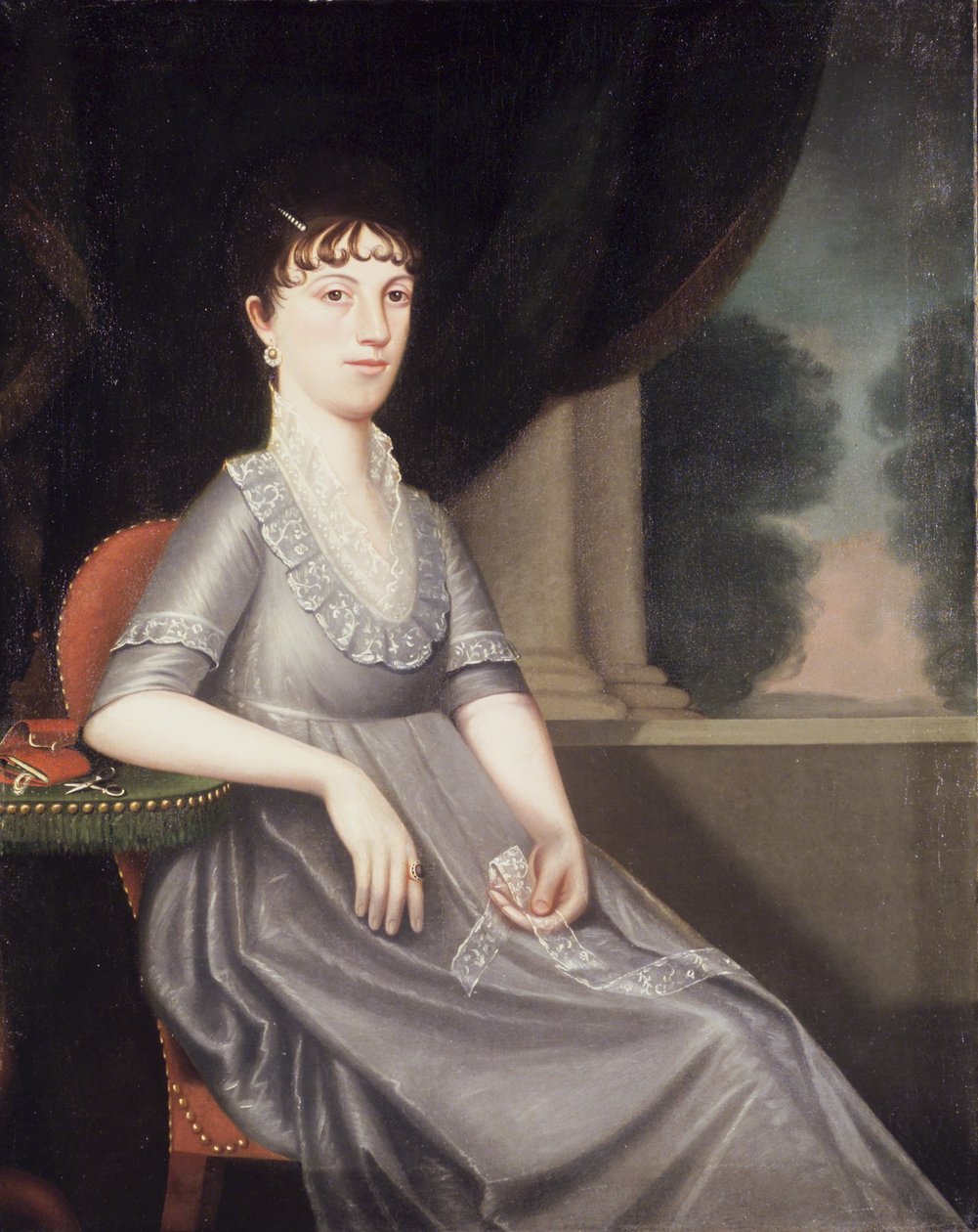 Mrs. Ebenezer Porter (Lucy Patty Pierce Merwin) 1804 körül alkotó: Ralph Eleaser Whiteside Earl