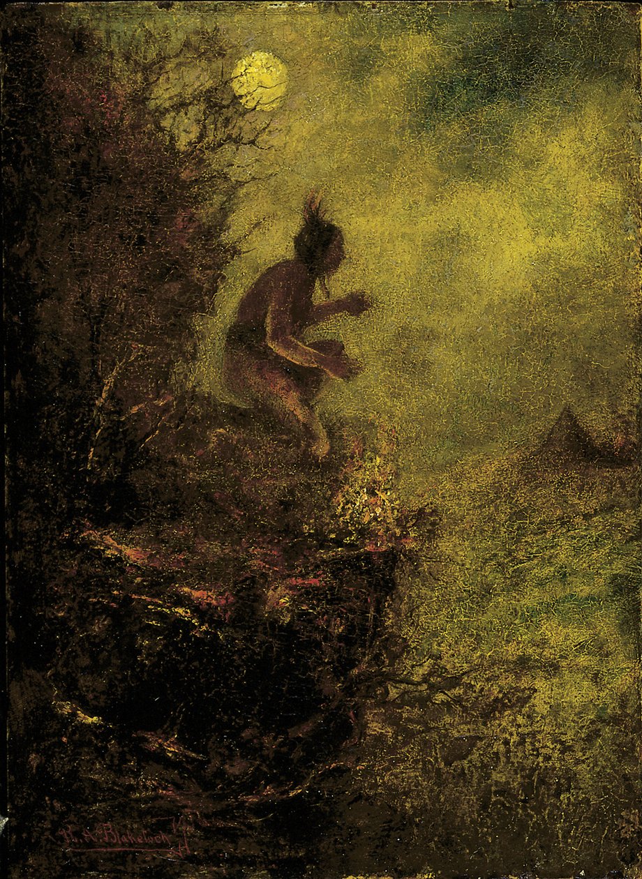 A jelzőtűz, 1885-1890. alkotó: Ralph Albert Blakelock