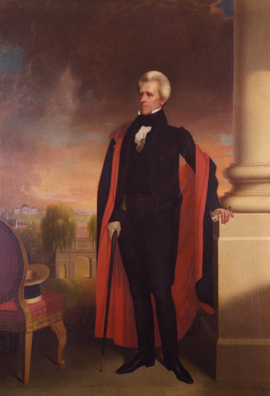 Andrew Jackson, 1836-1837. alkotó: Ralph EW Earl