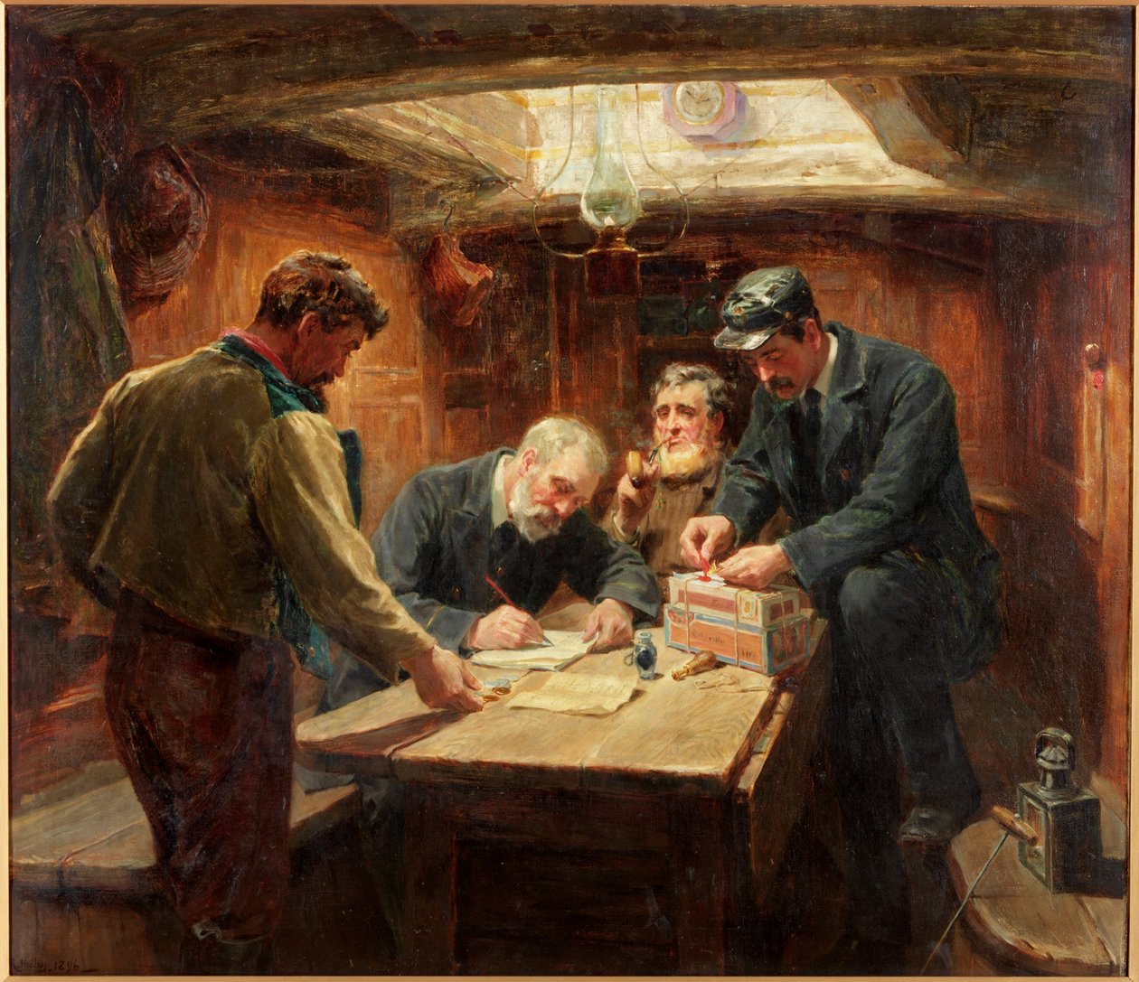 Fizetett vám, 1896 alkotó: Ralph Hedley