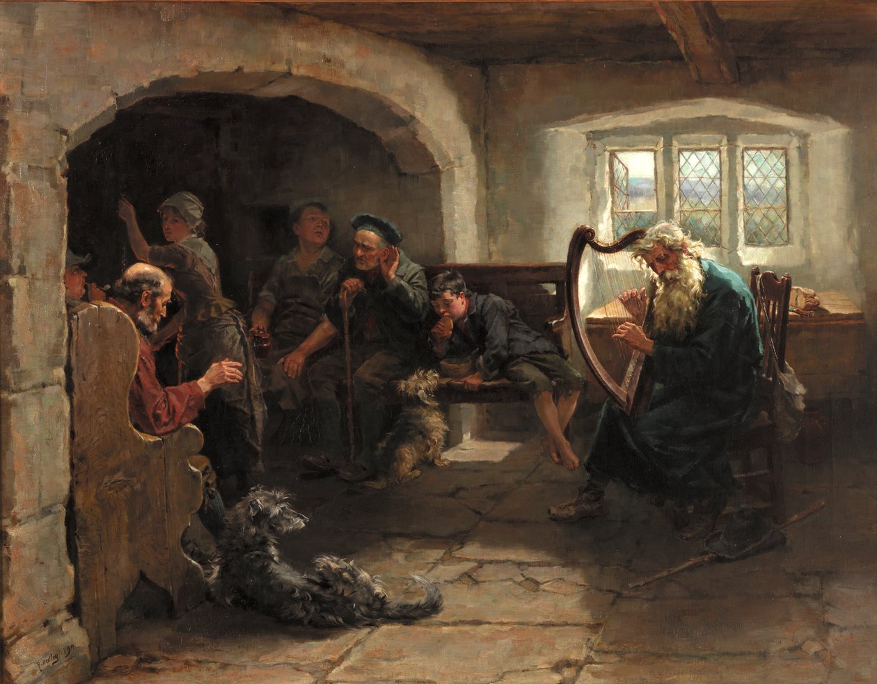 Lay of The Last Minstrel, 1890 alkotó: Ralph Hedley