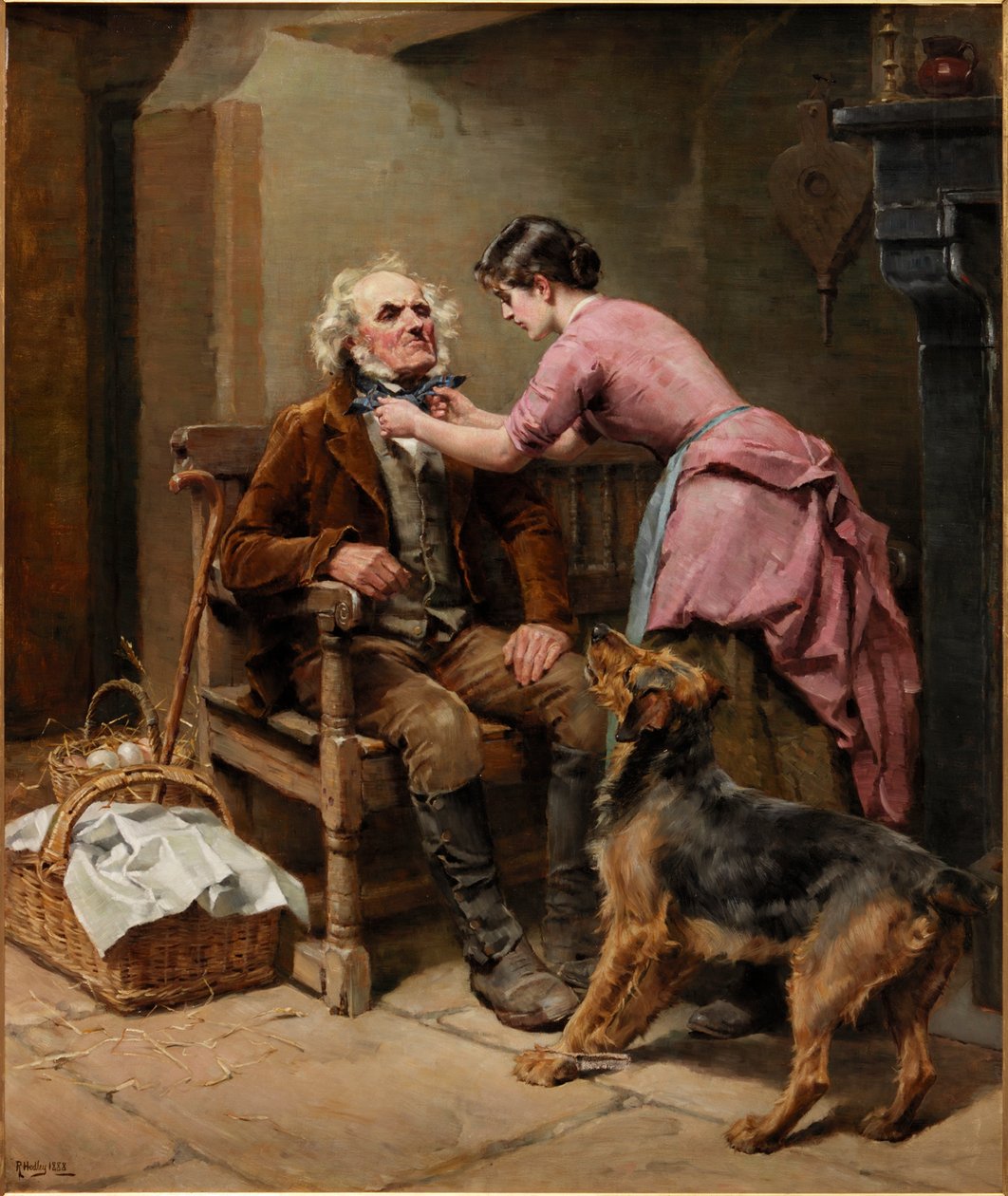 Piacra készülődés, 1888 alkotó: Ralph Hedley