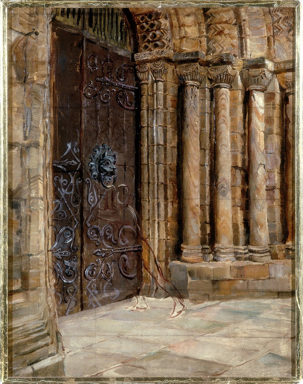 Vázlat a „Seking Sanctuary”-hez alkotó: Ralph Hedley