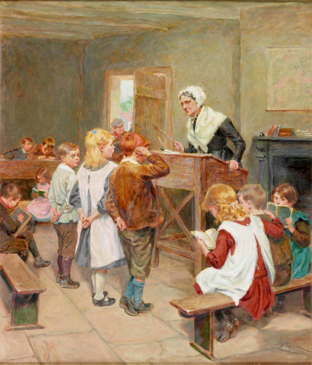 A falusi iskola, 1912 alkotó: Ralph Hedley
