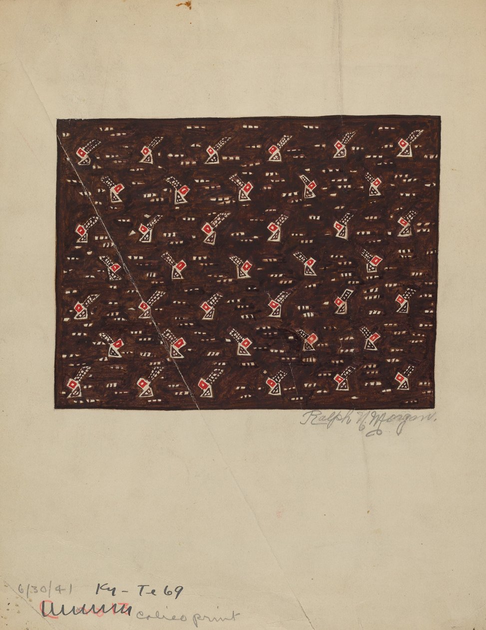 Calico Print alkotó: Ralph N. Morgan